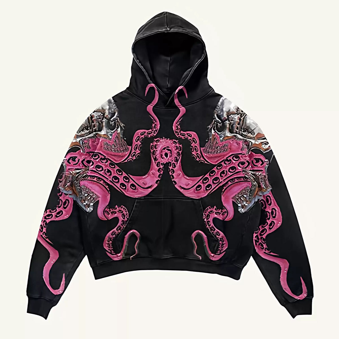 Colorful Skeleton Graphic Hoodie