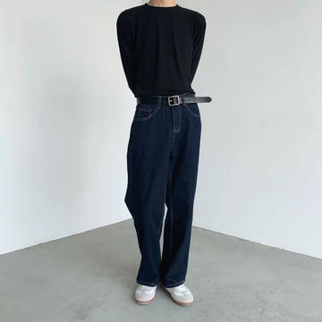 Dark Indigo Loose Jeans