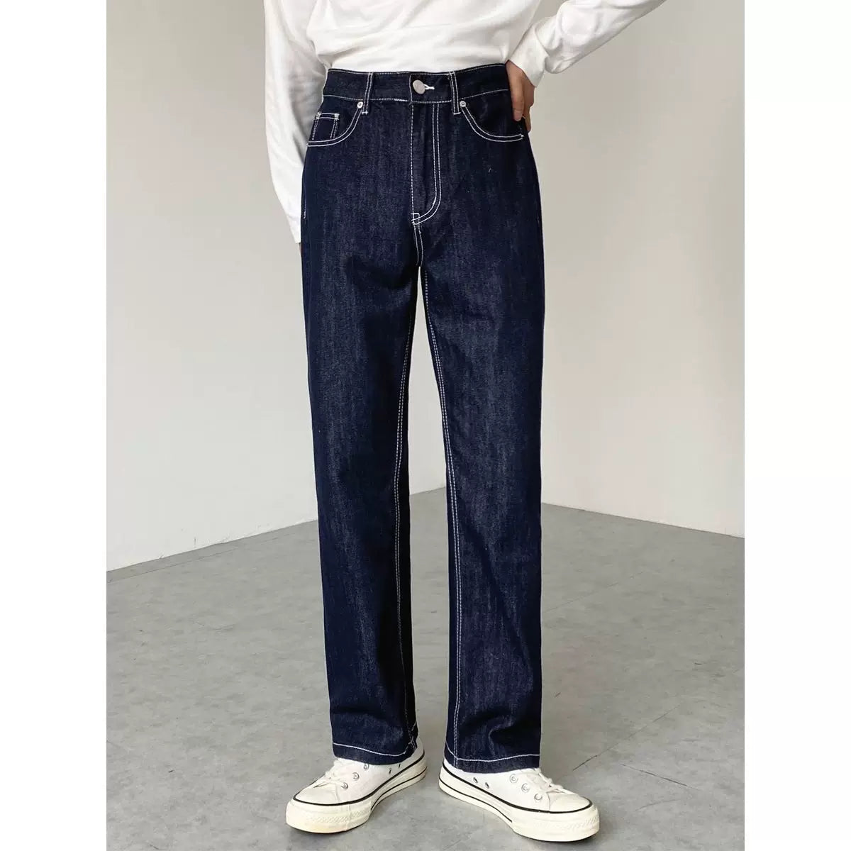 Dark Indigo Relaxed Jeans