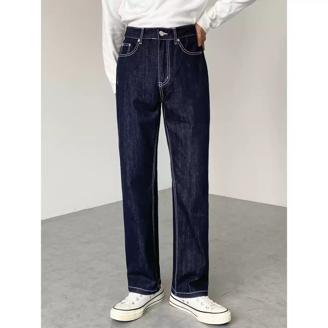 Dark Indigo Relaxed Jeans