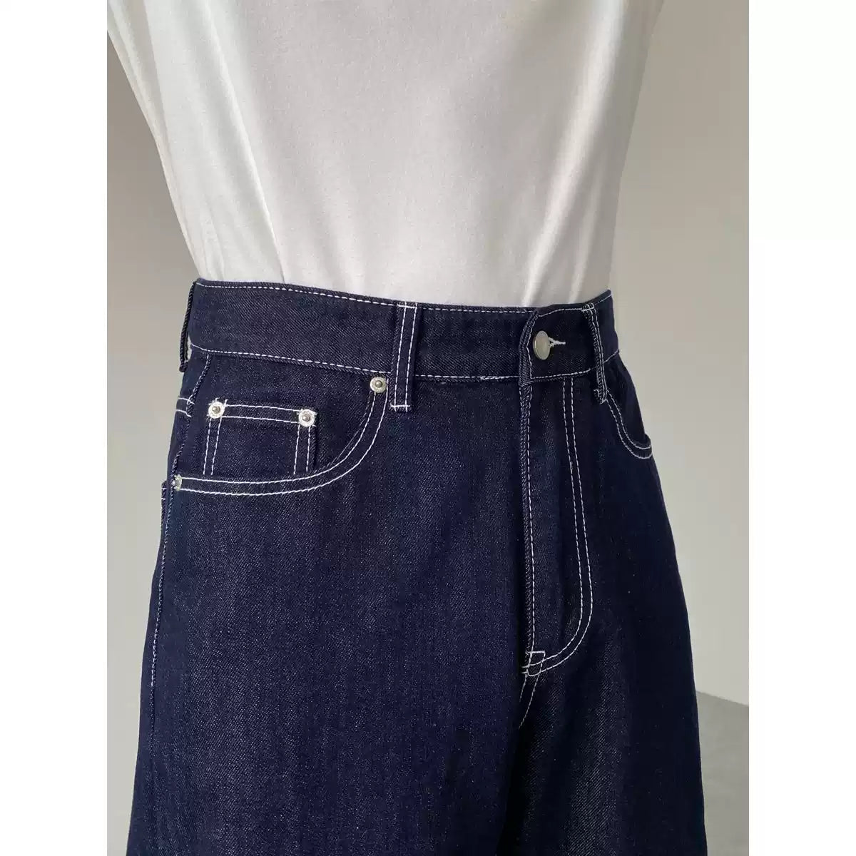 Dark Indigo Relaxed Jeans