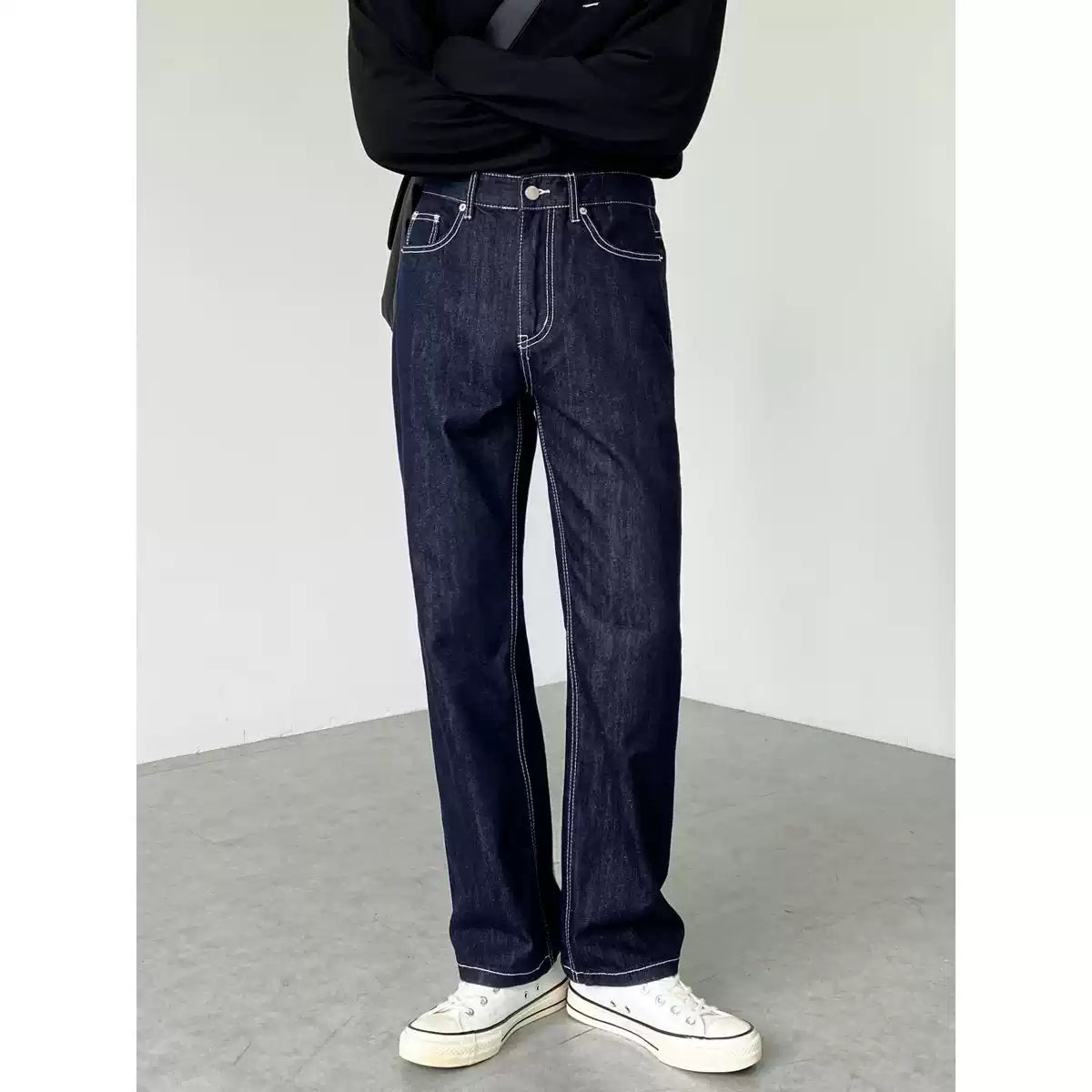 Dark Indigo Relaxed Jeans