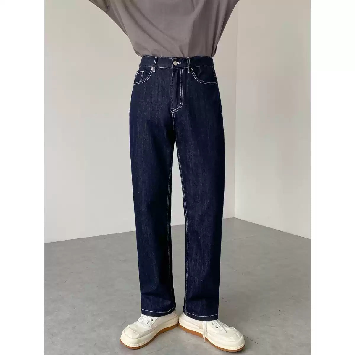 Dark Indigo Relaxed Jeans
