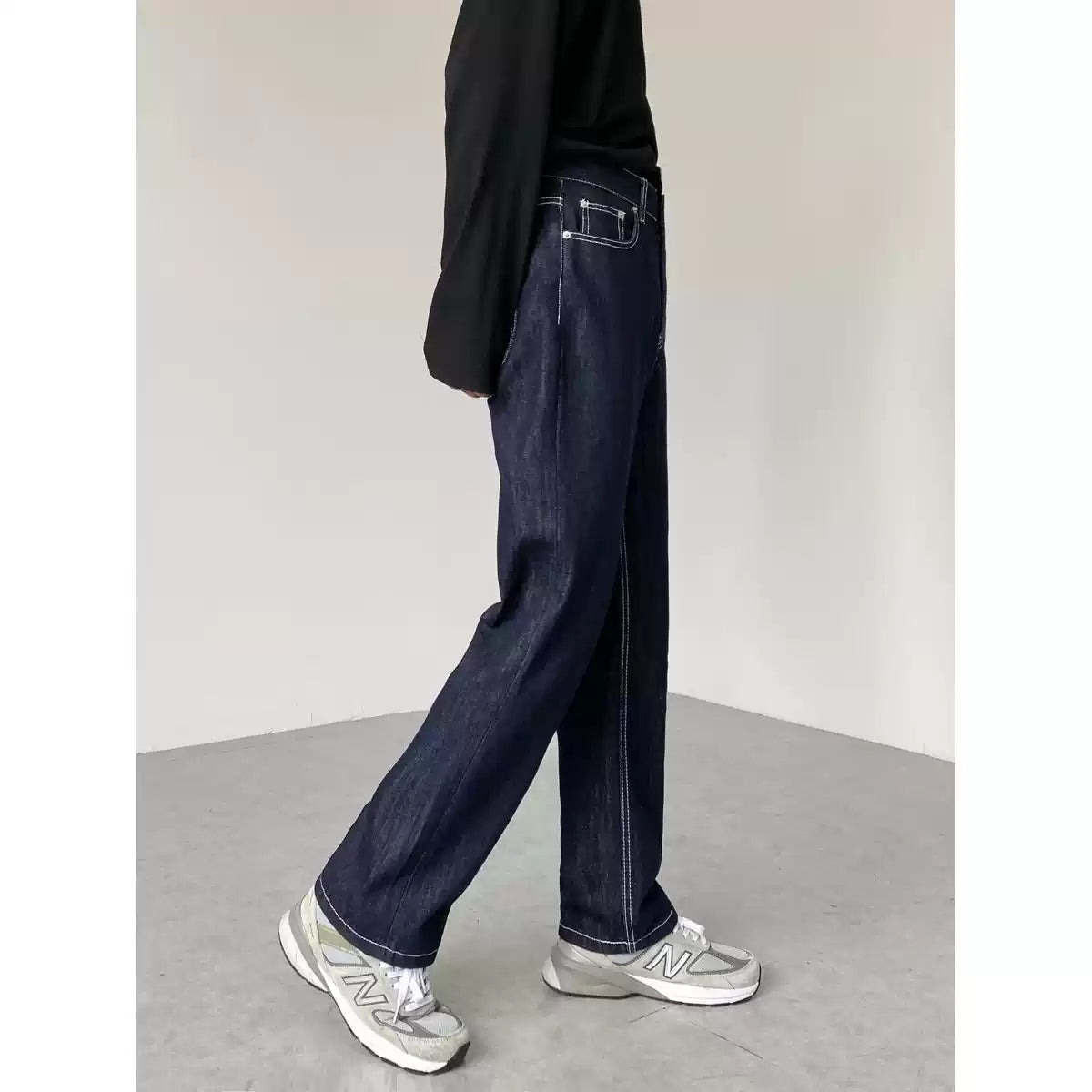 Dark Indigo Relaxed Jeans