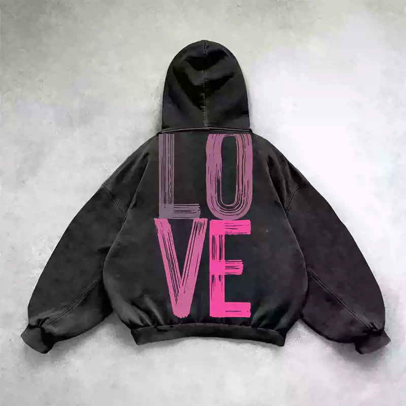 Gothic Heart Chain Hoodie