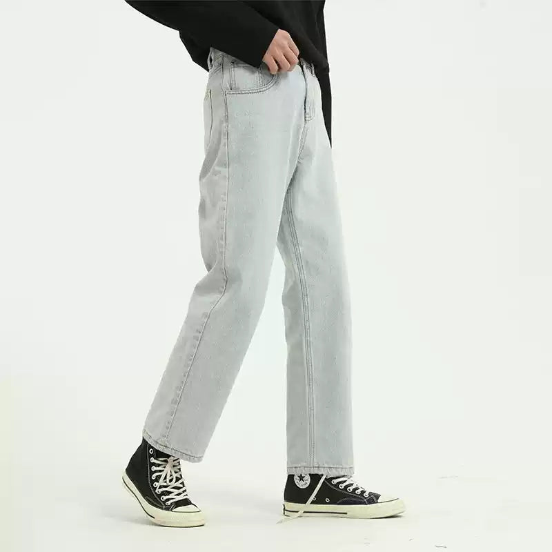 Icy Blue Straight Jeans