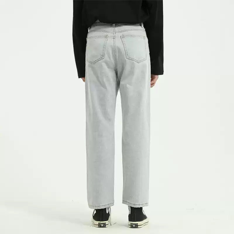 Icy Blue Straight Jeans
