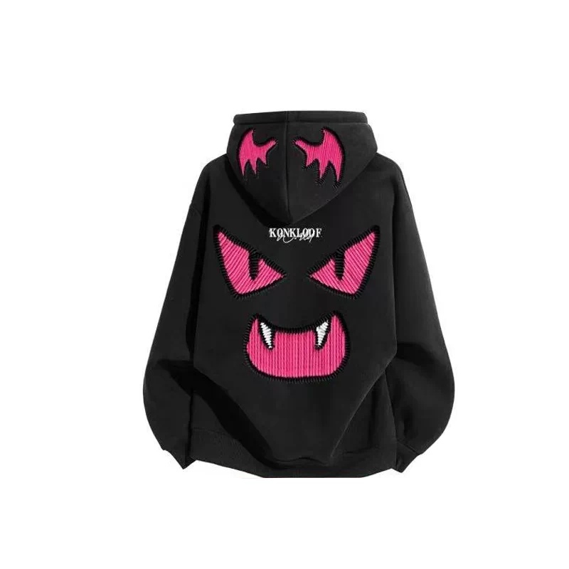 Oversized Monster Face Hoodie