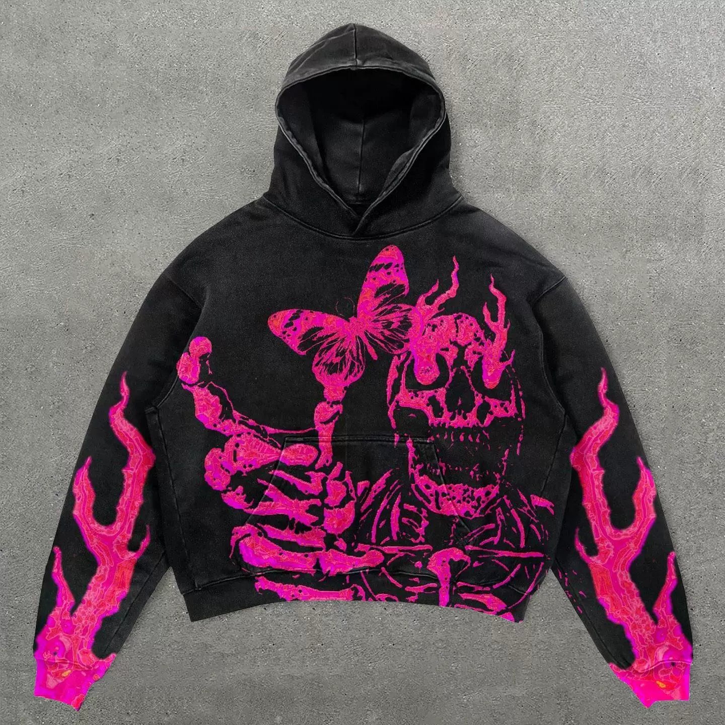 Skeleton Love Graphic Hoodie
