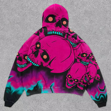Skull Bones Graphic Hoodie