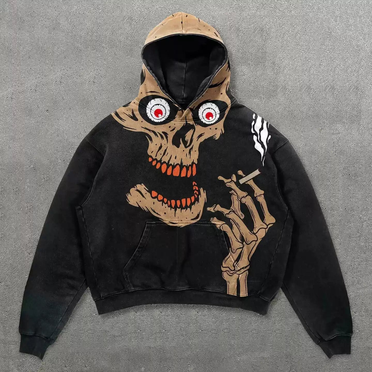 Skull Bones Graphic Hoodie