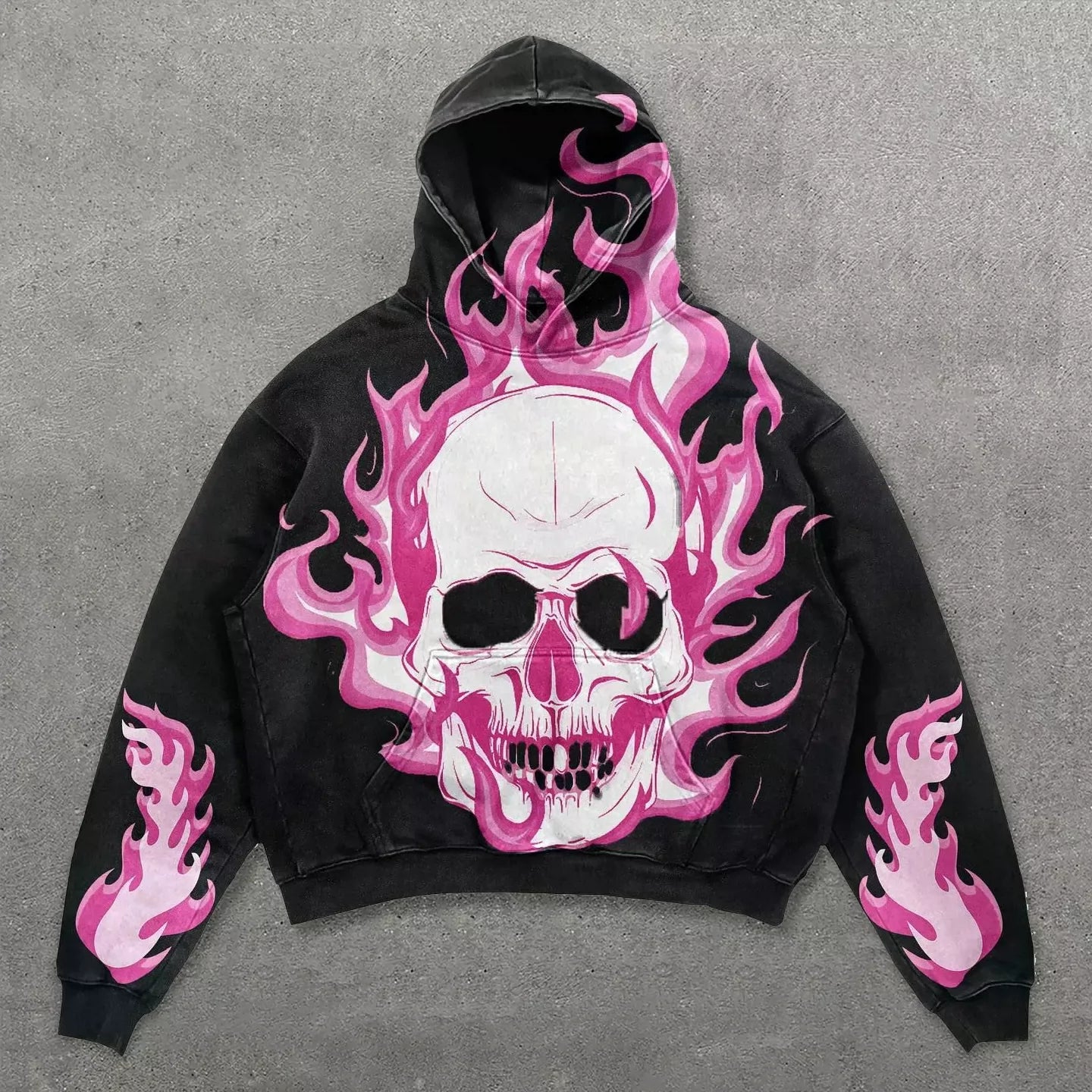 Skull Bones Graphic Hoodie
