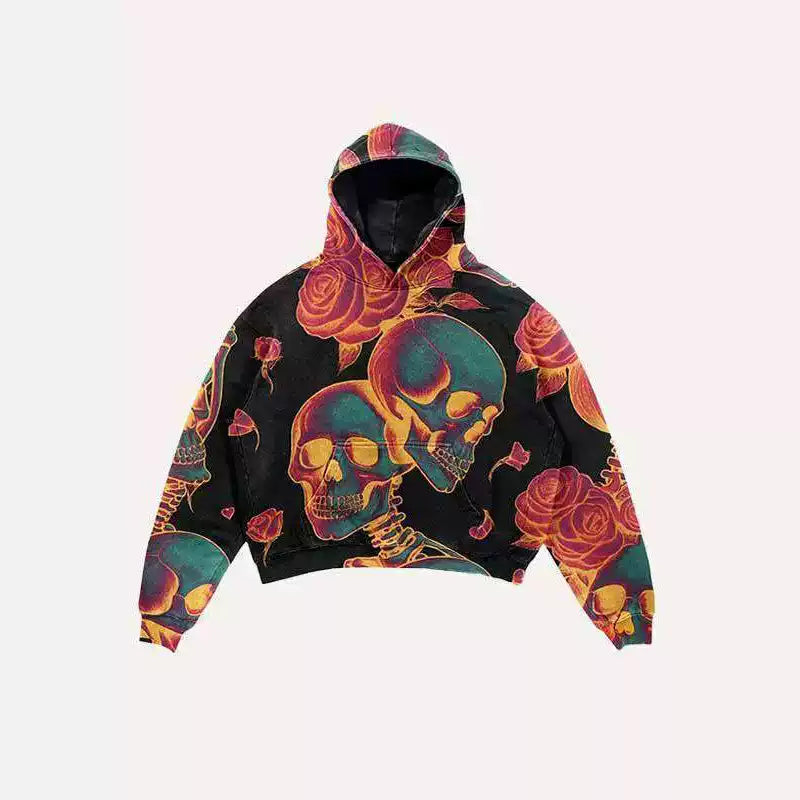 Skull Bones Graphic Hoodie