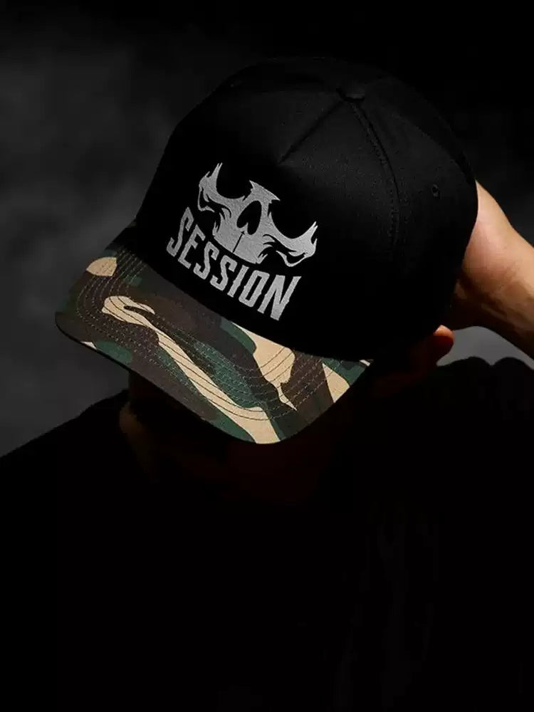 Skull Camo Baseball Cap
